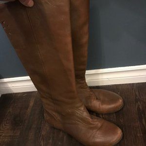 Brown Fluevog boots